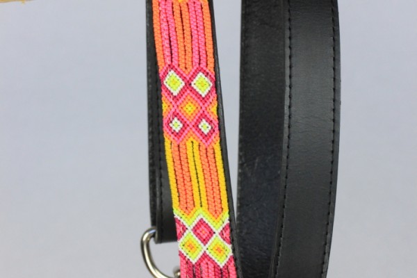 Half Length Black Leash 1" Width