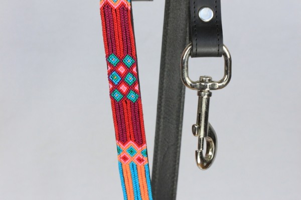 Half Length Black Leash 1" Width