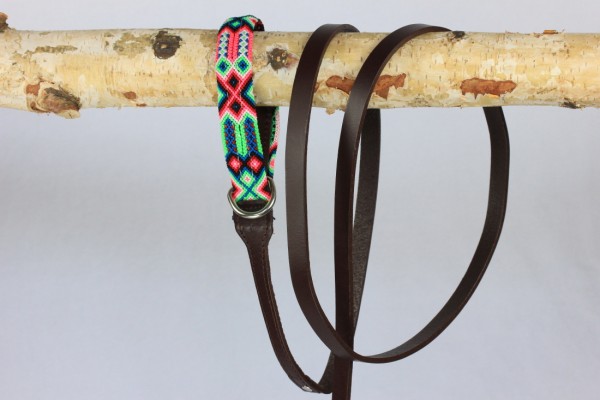 Weave Handle Brown Leash