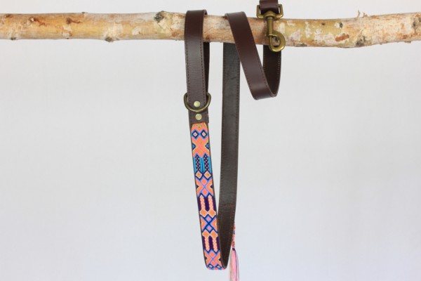 Coral Half-Length Leash