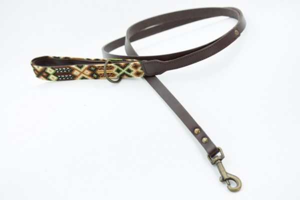 Weave Handle Otomi Leash