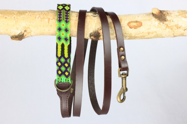 Weave Handle Cactus Leash