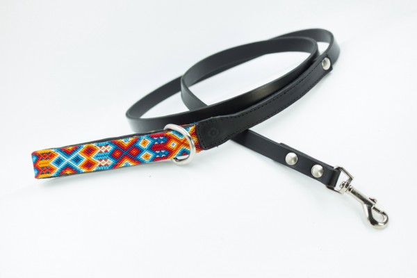 Weave Handle Aurora Leash