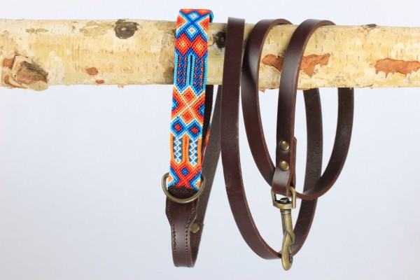 Weave Handle Aurora Leash